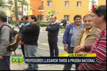 Por llegar tarde: profesores se quedaron sin rendir prueba nacional