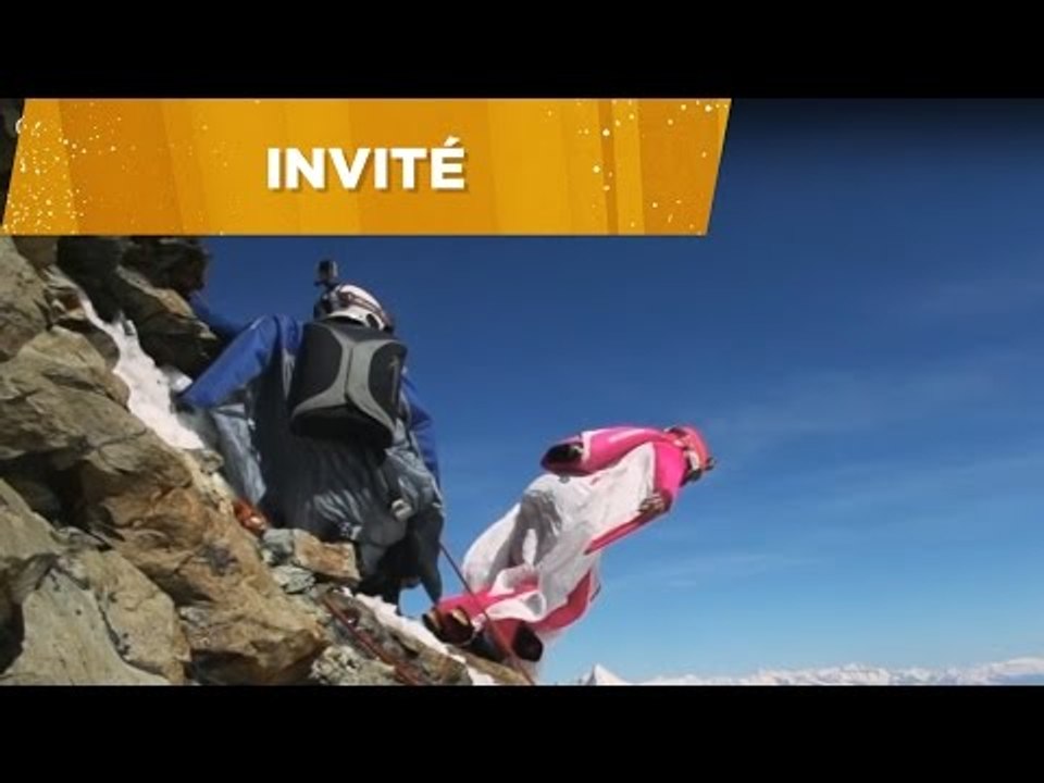 Géraldine Fasnacht face à Mathilde / Base Jump & Snowboard