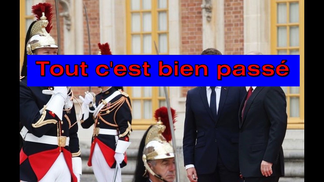 LA rencontre Macron / Putine