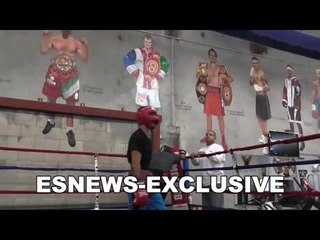 erik sparring alex in oxnard EsNews Boxing