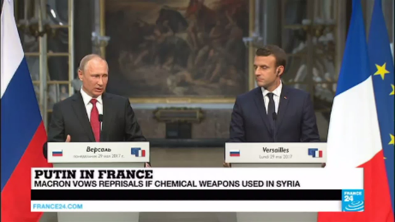 Putin in Versailles: "I invite Macron to visit Russia!"