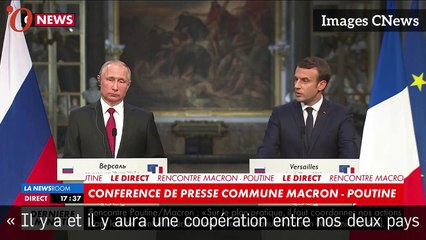 Syrie, terrorisme... Macron et Poutine veulent renforcer leur coopération