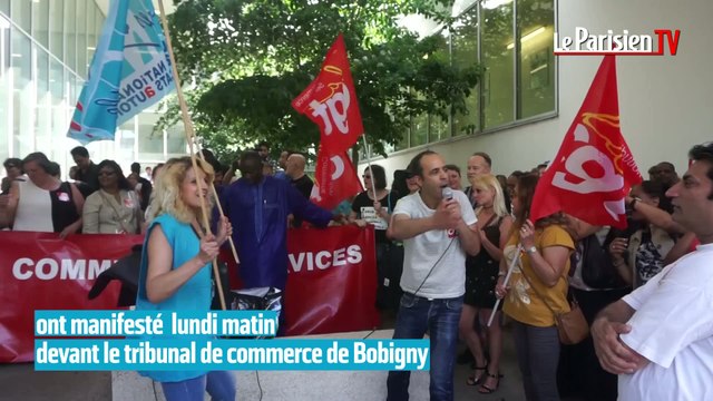 Bobigny : manifestation des salariés du groupe ERAM