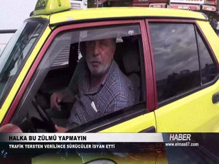 Trafik felç... Sürücüler böyle isyan etti...