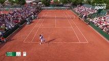 Roland-Garros 2017 : Un modèle de volée amortie signée Pablo Cuevas (6-3, 6-2, 3-2)