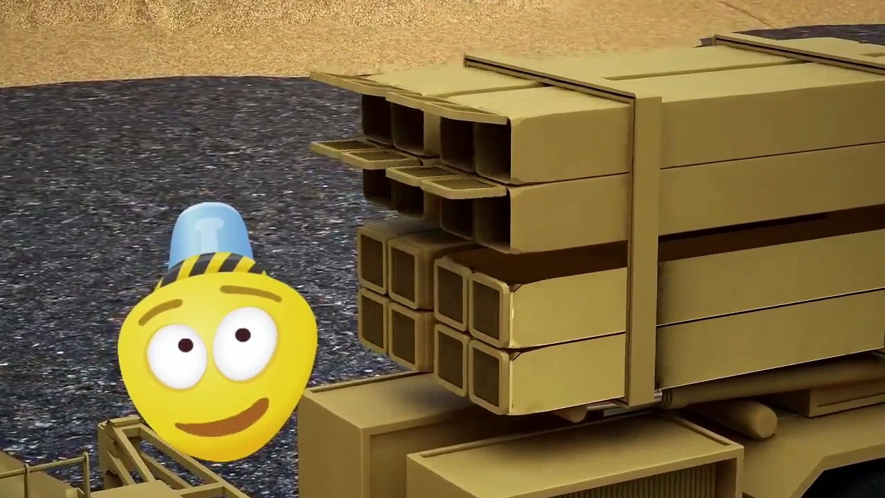 Kamyon çizgi film izle türkçe _ Mobil Roketatar _ Çocuklar İçin 3D Ordu Araçları _ Füze Başlatıcısı,Çizgi film izle 2017