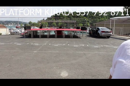 kiralık platform sahne podyum istanbul sarıyer istinye kız imam hatip lisesi doruk podyum