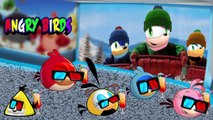 Angry Birds and Sonic The Hedgehog in Cinema Finger Family - Nursery Rhymes for Children