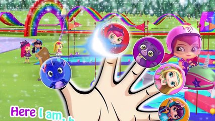 Little Charmers in Cinema Finger Family - Nursery Rhymes for Children