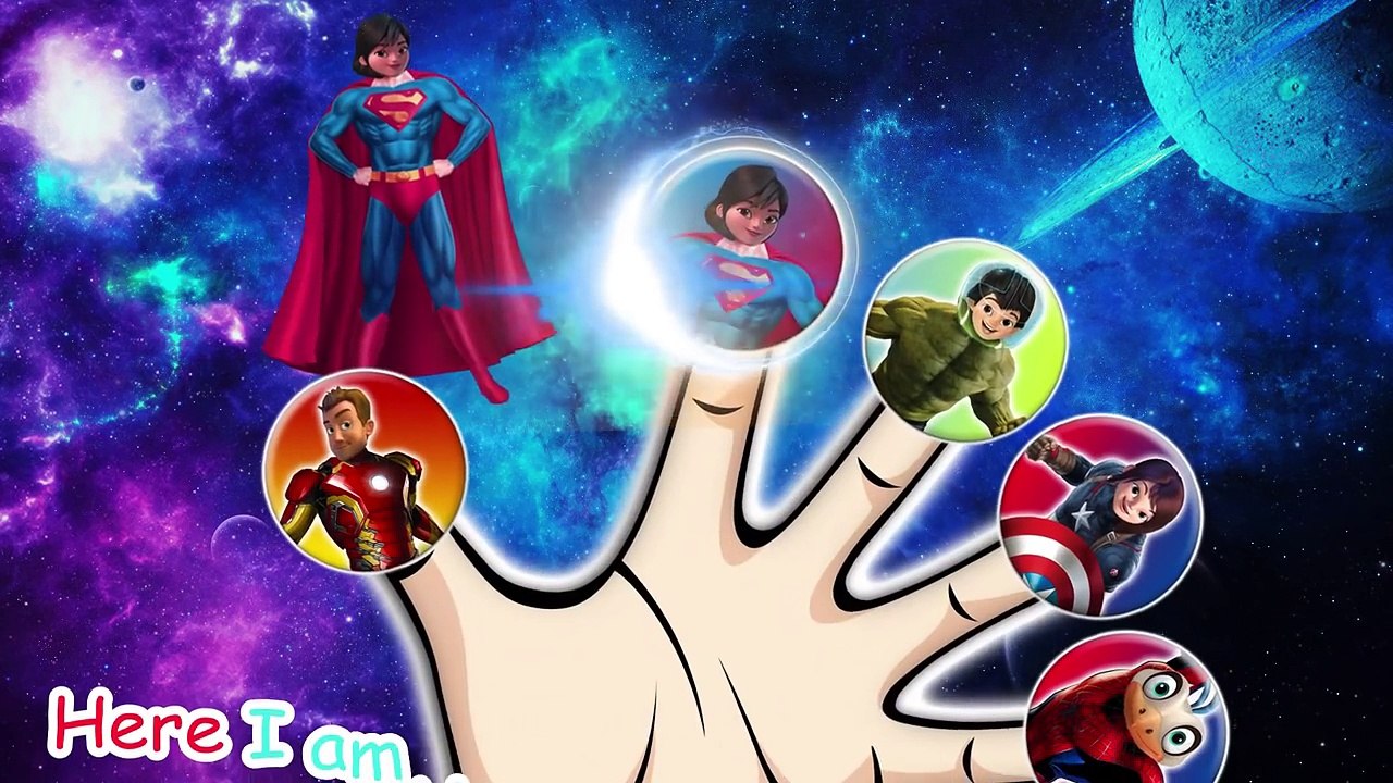 Miles From Tomorrowland and SuperHeroes in Funny Cinema Finger Family - Nursery Rhymes For Chiln