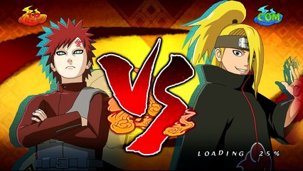 Naruto Ultimate Ninja Storm 2 - Gaara VS Deidara (Story Battle S-Rank)