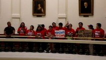 Protesters Rally Inside Texas State Capitol Against SB4