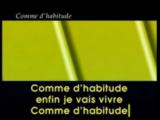 Claude François- Comme d'habitude