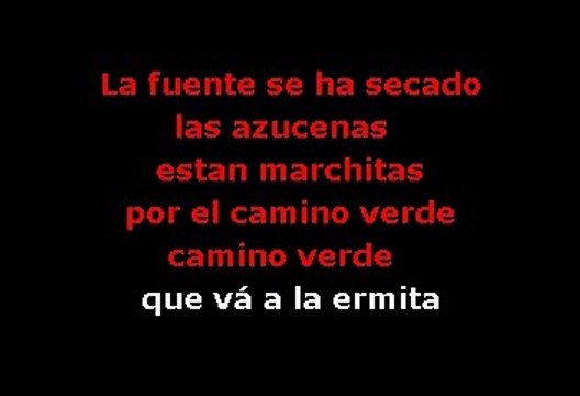 Caminito Verde - Los Panchos (Karaoke)