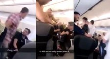 Türk yolcular Amsterdam uçağında tekme tokat birbirine girdi