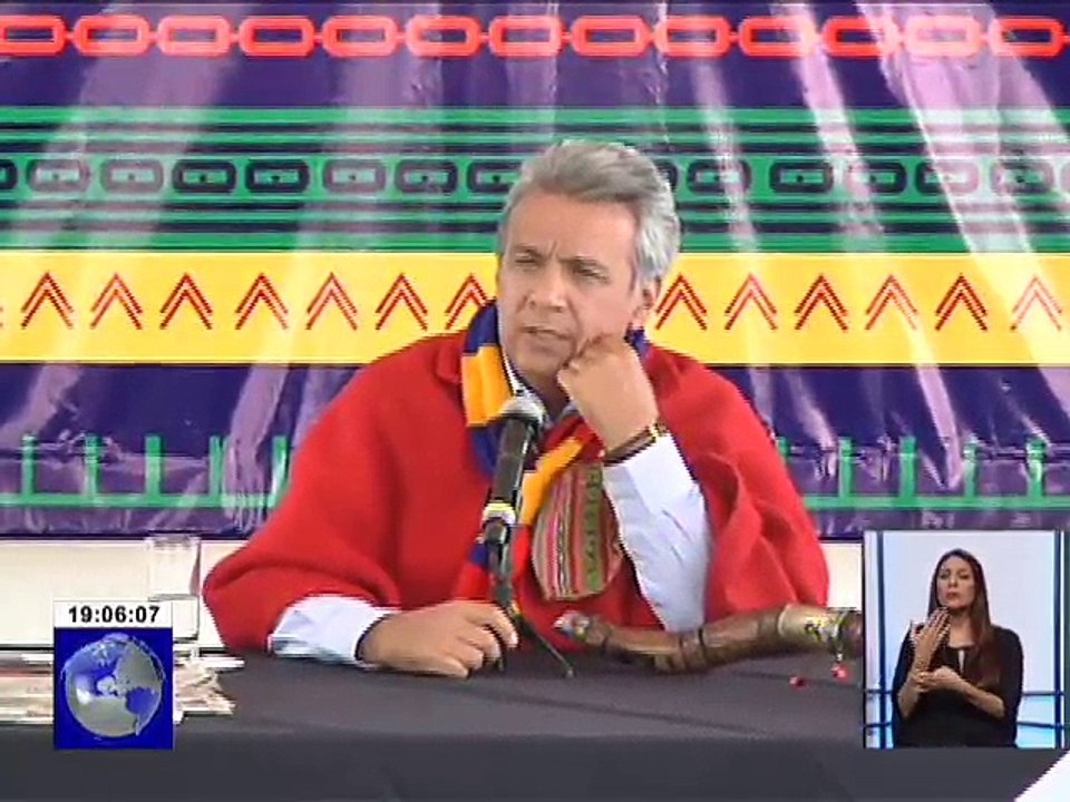 Presidente Moreno mantuvo conversatorio con periodistas de medios internacionales