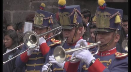 Primer cambio de guardia presidencial de Lenín Moreno
