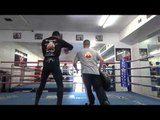 JUAN FUNEZ POWER PUNCHING AFTER 14 RDS OF SPARRING EsNews Boxing