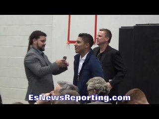 Vargas INTERRUPTS Bradley CALLS HIM OUT!!! - EsNews Boxing