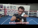 Nonito Donaire STILL shadow Boxing RIGHT AFTER SPARRING! SICK FEET/HAND SPEED!!!
