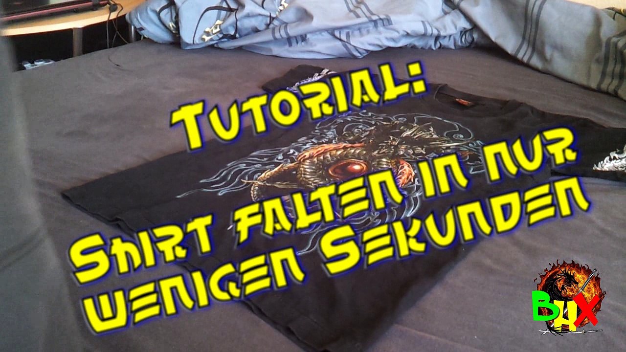 Shirt falten in nur wenigen Sekunden - Tutorial Lifehack