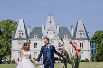 Mariage au château Le Saz
