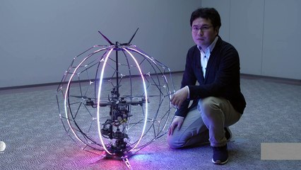 Empresa japonesa projeta drone esférico