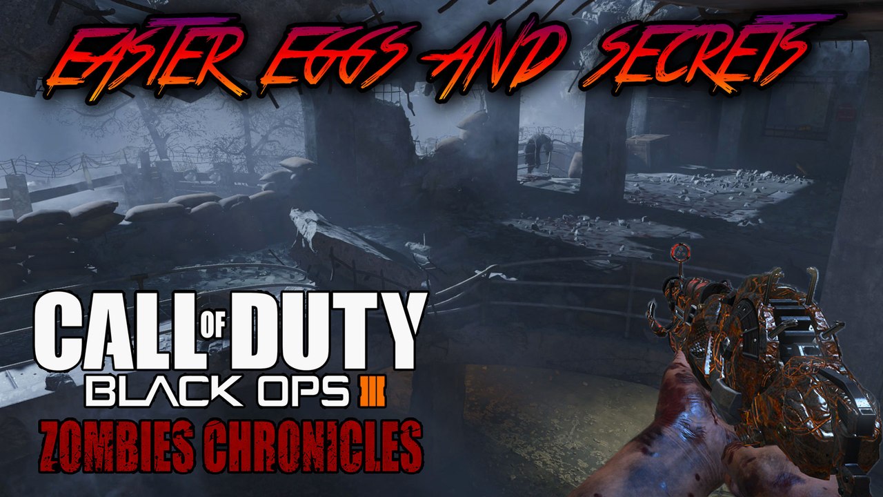 NACHT DER UNTOTEN ALL EASTER EGGS AND SECRETS WALKTHROUGH (Black Ops