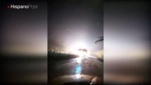 Tormenta eléctrica daña algunos tramos de una carretera mexicana