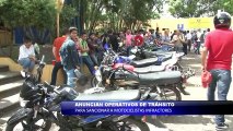 Anuncian operativos de transito para sancionar a motociclistas infractores