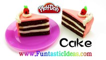 Toy Cutting Velcro Cakes - Strawberry Chocolate Custard and Vanilla