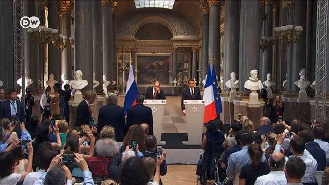 Как это было: Макрон назвал российские СМИ RT и Sputnik агентами влияния (30.05.2017)