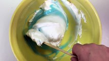 How To Make Fluffy Slime with Shaving Cream No Borax or Liquid Starch DIY by Bum Bum Surpr