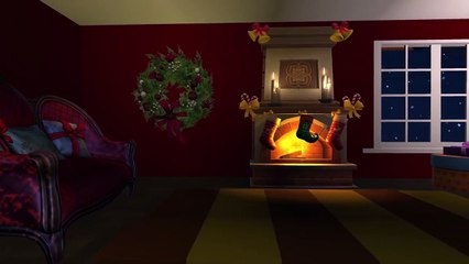 Weihnachtslieder für Kinder _ Schneemann wacht zu Weihnachten auf _ Kindergarte