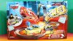 Disney Pixar Cars Lightning McQueen Races And Crashes On The Piston Cup Start
