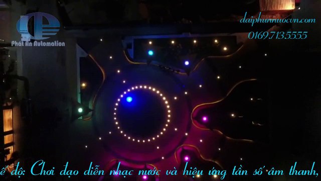 Đài phun nước nghệ thuật chiếu sáng cảnh quan ngoài trời, dai phun nuoc nghe thuat chieu sang canh quan ngoai troi