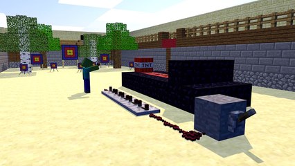 FNAF vs Mobs- Payday 2 - Monster School (Five Nights At Freddy's) - Robbery - Cooking - Weapons