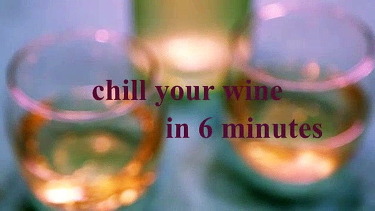 Try This Trick to Chill Your Wine in HALF the Time