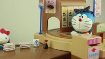 Doraemon Rika-chan round and round rotation sushi toy video