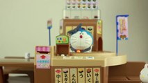 Doraemon Rika-chan round and round rotation sushi toy video