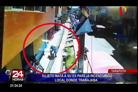 Horror en Tarapoto: sujeto hace explotar tanque de gasolina para matar a su expareja por celos