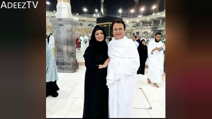 Behroze Sabzwari performing Umrah with his wife Safina Behroze