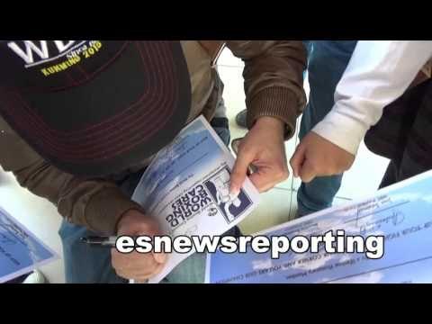 EsNews Reporting!!! WBC Boxing Event Seckbach Gets Mobbed - EsNews Boxing