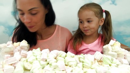 Челлендж Без рук Зефирки Маршмеллоу перекладываем на скорость Feet Challenge with No Hands