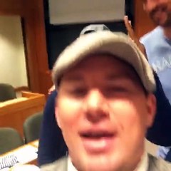 Channing Tatum - With Cris Paul and Pau Gasol