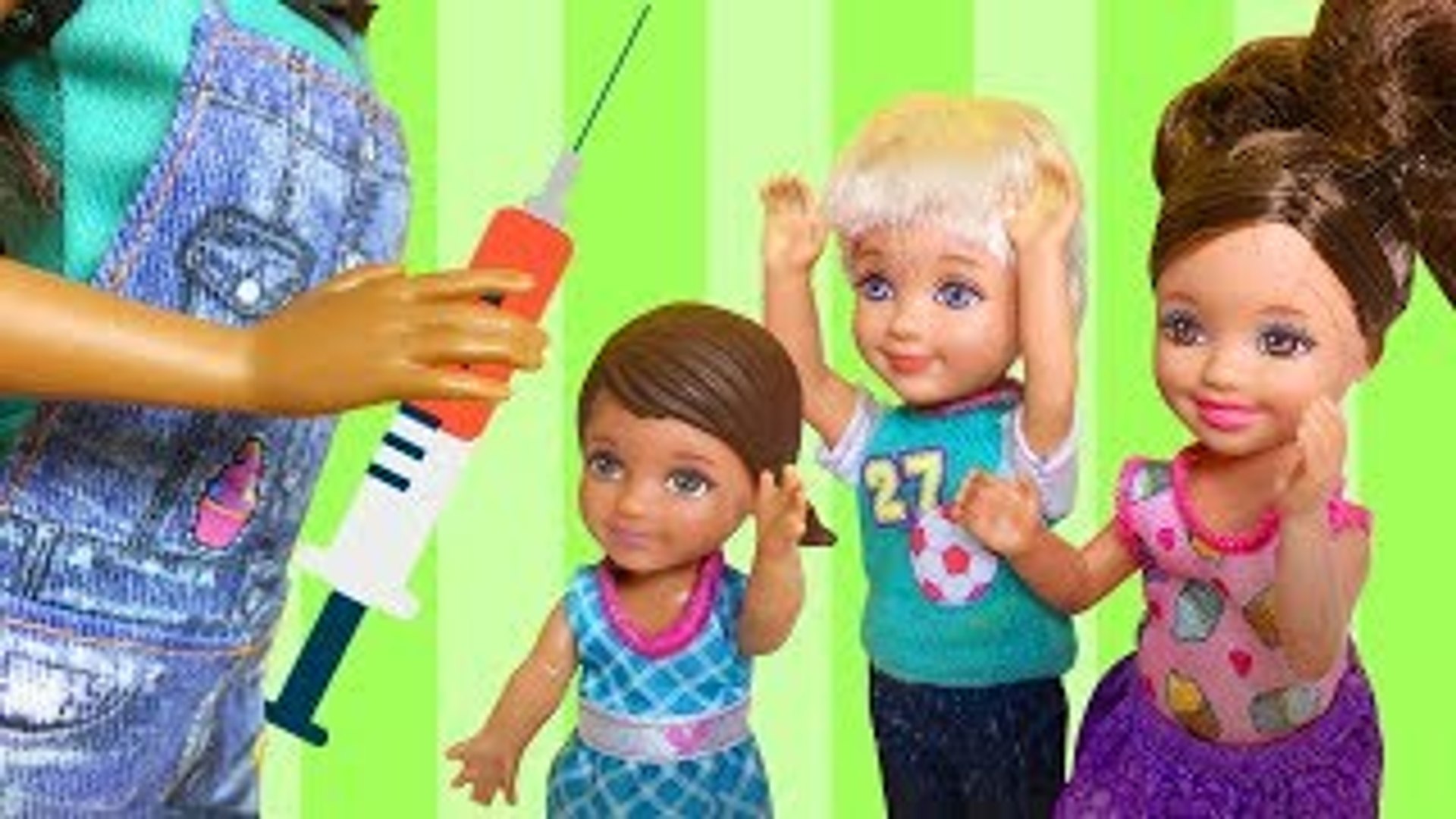 Barbie ve Ailesi Bölüm 118 - Melis İğneden Kaçıyor - Çizgi film tadında  Barbie oyunları - Dailymotion Video