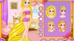Juegos de Princesas: El día de Rapunzel, vestir, peinar, moda, cuidar bebe