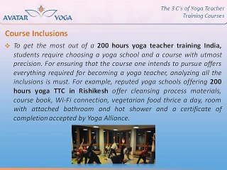 The 3 C’s of Yoga Teacher Training Courses
