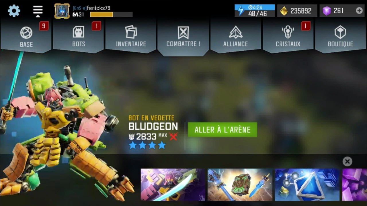 S01E06 - #ForgedToFight - Résultats de  l'arène Bludgeon