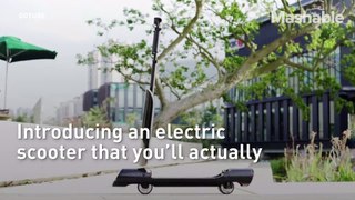 This electric scooter is making scooters cool again
